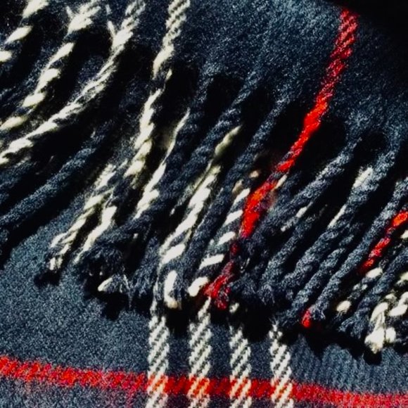 VINTAGE ROYAL ROSSI Men's Tartan Plaid Cashmere Scarf EUC - Picture 6 of 6